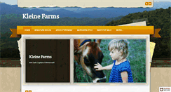 Desktop Screenshot of kleinescountryfarm.com